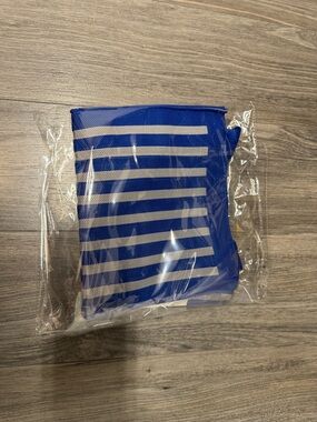 Katydid Blue Striped Bag